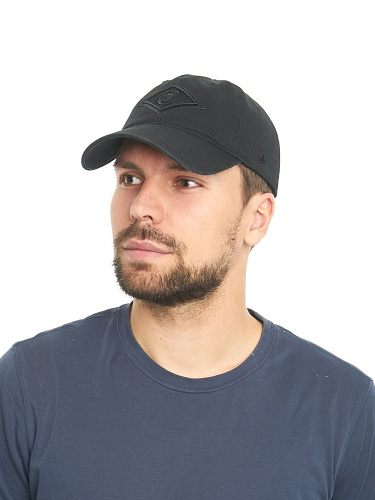 Бейсболка Спартак 120289 черная с черной эмблемой