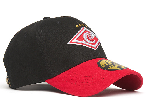 Бейсболка Спартак черно-красная 120329