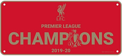 Табличка Ливерпуль Premier League Champions Sign RD