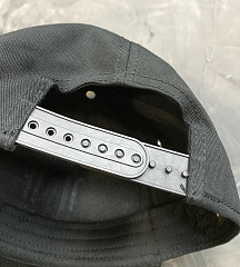 Бейсболка Ювентус 37231 черная с прямым козырьком