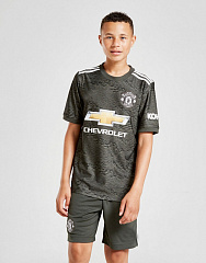 Детская форма Манчестер Юнайтед 2020/2021 выездная черная
