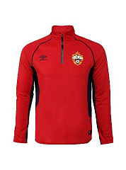 Топ тренировочный детский ЦСКА на молнии UMBRO красный 360118