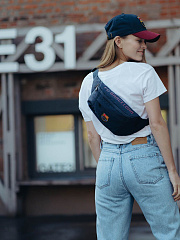 Сумка на пояс Барселона 18937 синяя