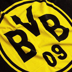 Полотенце Боруссия Velour Towel 75 x 150 BK