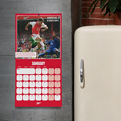 Календарь Арсенал настенный 30х30 Legends Square Calendar 2026
