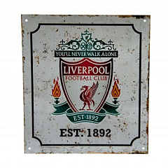 Табличка Ливерпуль Retro Logo Sign