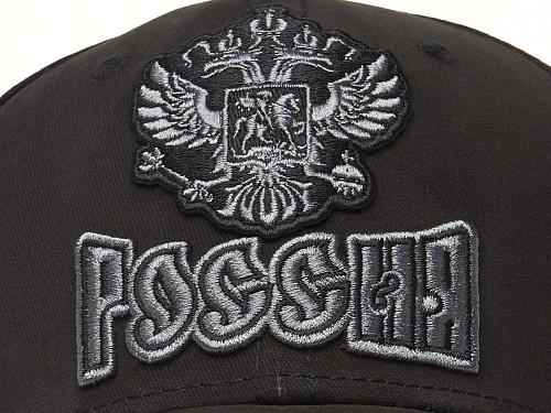 Бейсболка Россия черная 101587