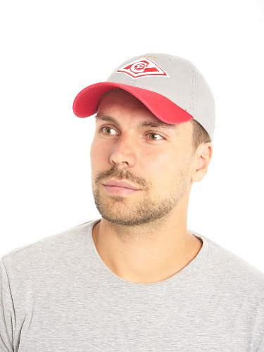 Бейсболка Спартак 120243 красно-серая