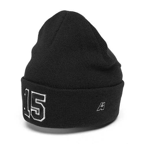 Шапка с номером 15, черная, 18914