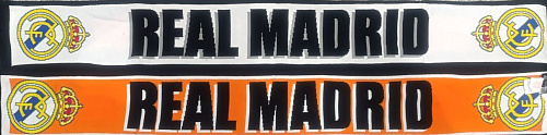 Шарф Реал Мадрид DOBLE WHITE & ORANGE