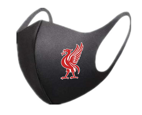 Маска для лица многоразовая Ливерпуль черная