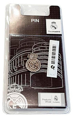 Значок Реал Мадрид PIN ESCUDO PLATEADO цвет серебро