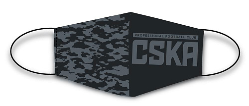 Маска для лица многоразовая хлопковая PFC CSKA