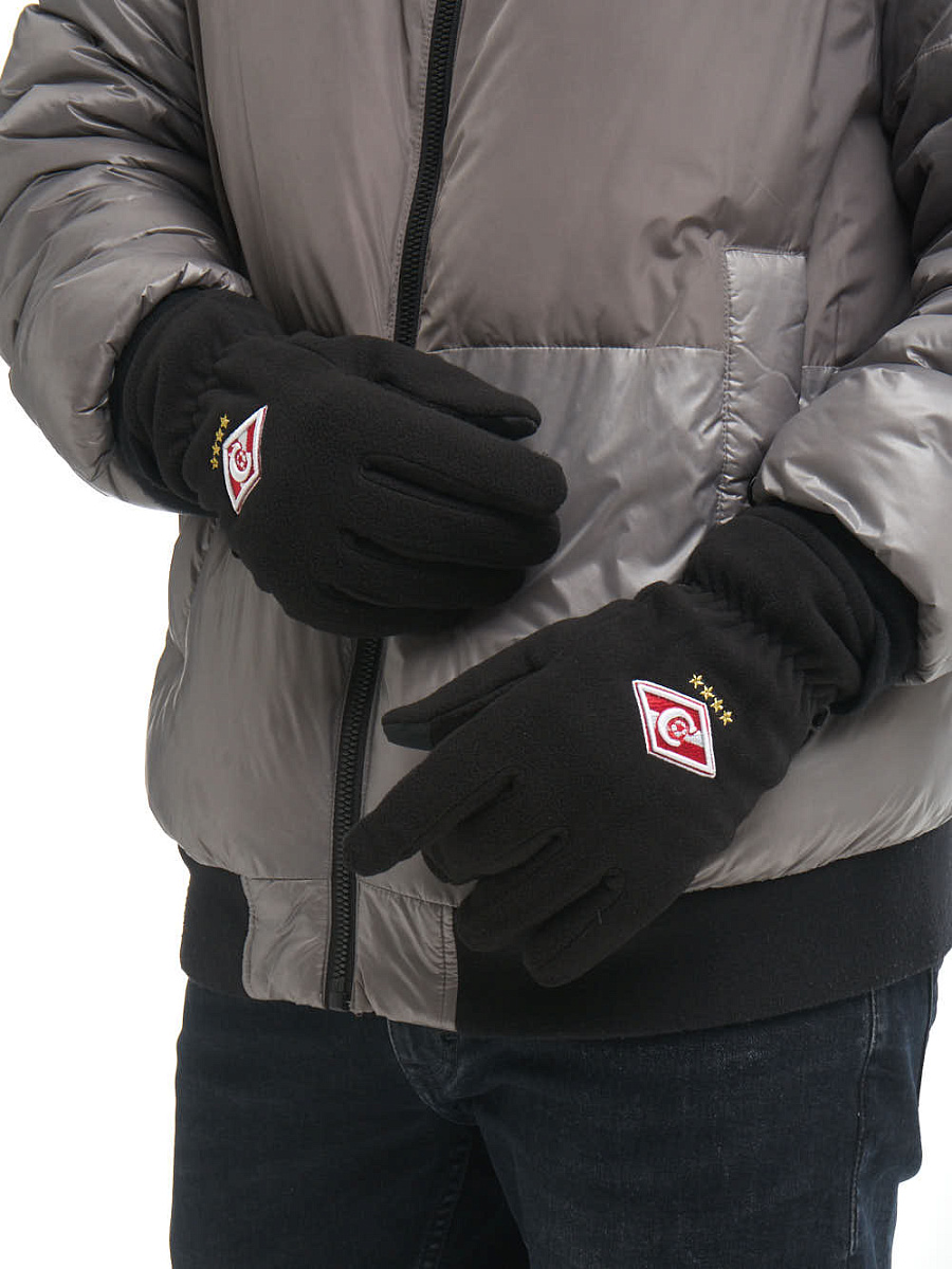 Перчатки Спартак 95211 черные, размер 9