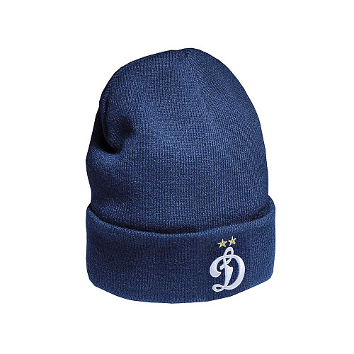 Шапка Динамо подростковая синяя с отворотом 60233
