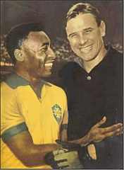 Ретро футболка Бразилия Brazil 1960's Pele