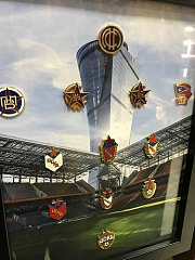 Набор значков история эмблемы ПФК ЦСКА (Арена)