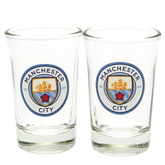 Набор из 2 рюмок Манчестер Сити Shot Glass Set