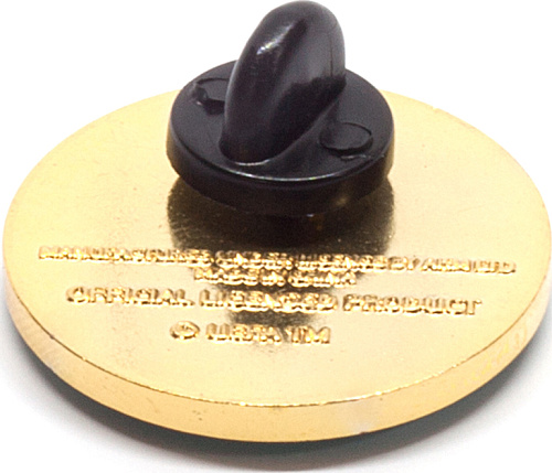 Значок ЕВРО 2020 круглый мет.смола 2,5 см "СПб.Разводной мост на красном фоне"