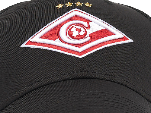 Бейсболка Спартак черная №7  L/XL120308
