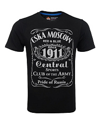 Футболка " CSKA MOSCOW 1911 "cover, цвет чёрный
