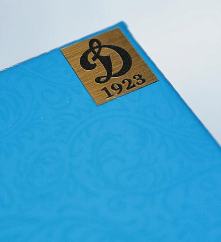 Стакан с подстаканником Динамо в голубой коробке