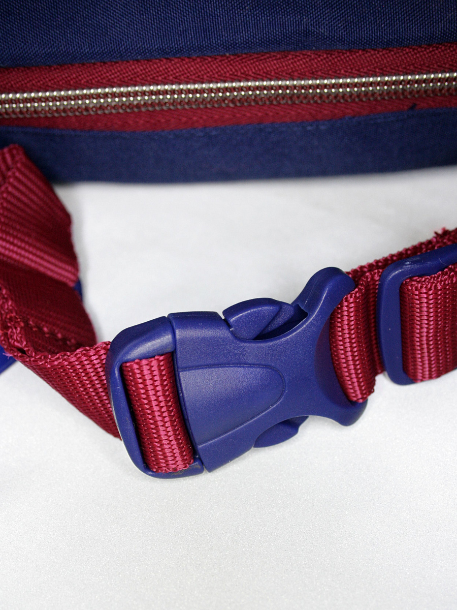 Сумка на пояс подростковая Барселона, красно-синяя FC-231