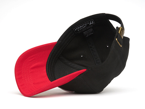 Бейсболка Спартак черно-красная 120329