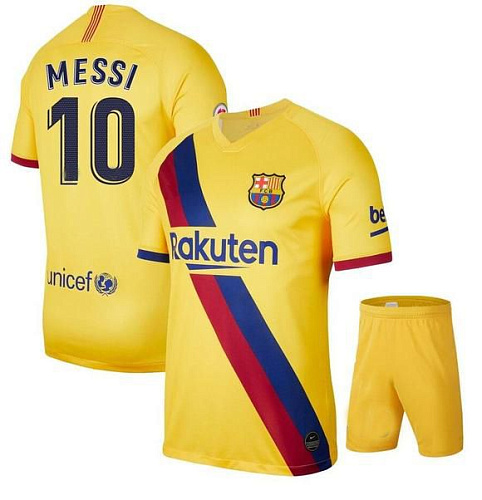 Детская форма Месси Барселона 2019/2020 выездная