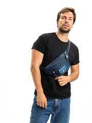 Сумка на пояс Динамо 60267 синяя