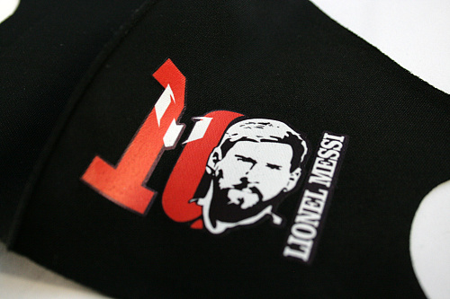 Маска для лица многоразовая Месси 10 черная