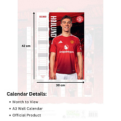 Календарь Манчестер Юнайтед A3 Calendar 2025