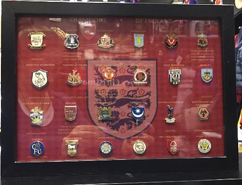 Набор значков Champions of England