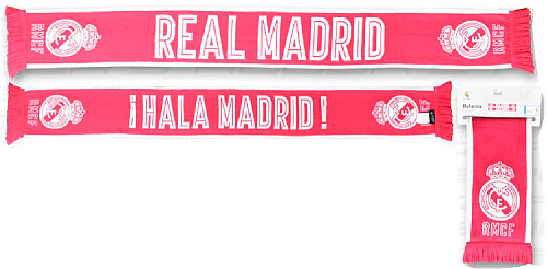 Шарф Реал Мадрид FUCSIA, розовый