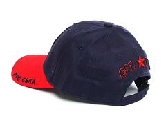 Бейсболка детская ПФК ЦСКА, цвет сине-красный
