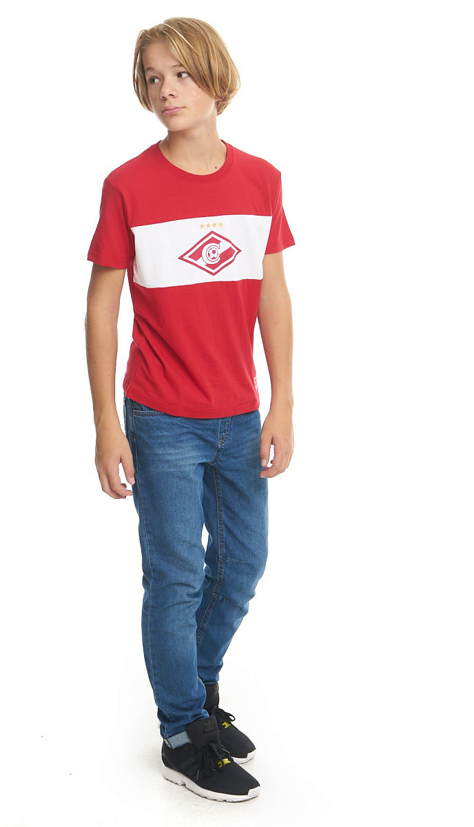 Футболка Спартак детская 110670 красно-белая