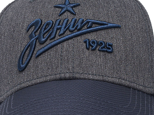 Бейсболка Зенит голубой/темно-синий 106005