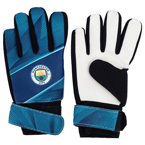 Вратарские перчатки Манчестер Сити детские Fuse Goalkeeper Gloves Kids 7-9 лет