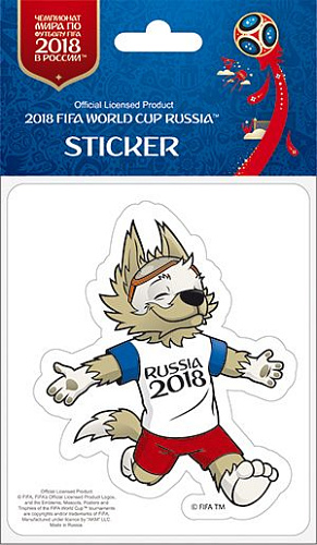 Наклейка бумажная фигурная 90 мм "Z5.Забивака"