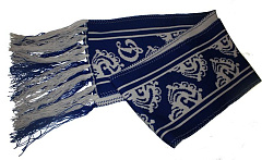 Шарф "Д" с орнаментом(Бос)