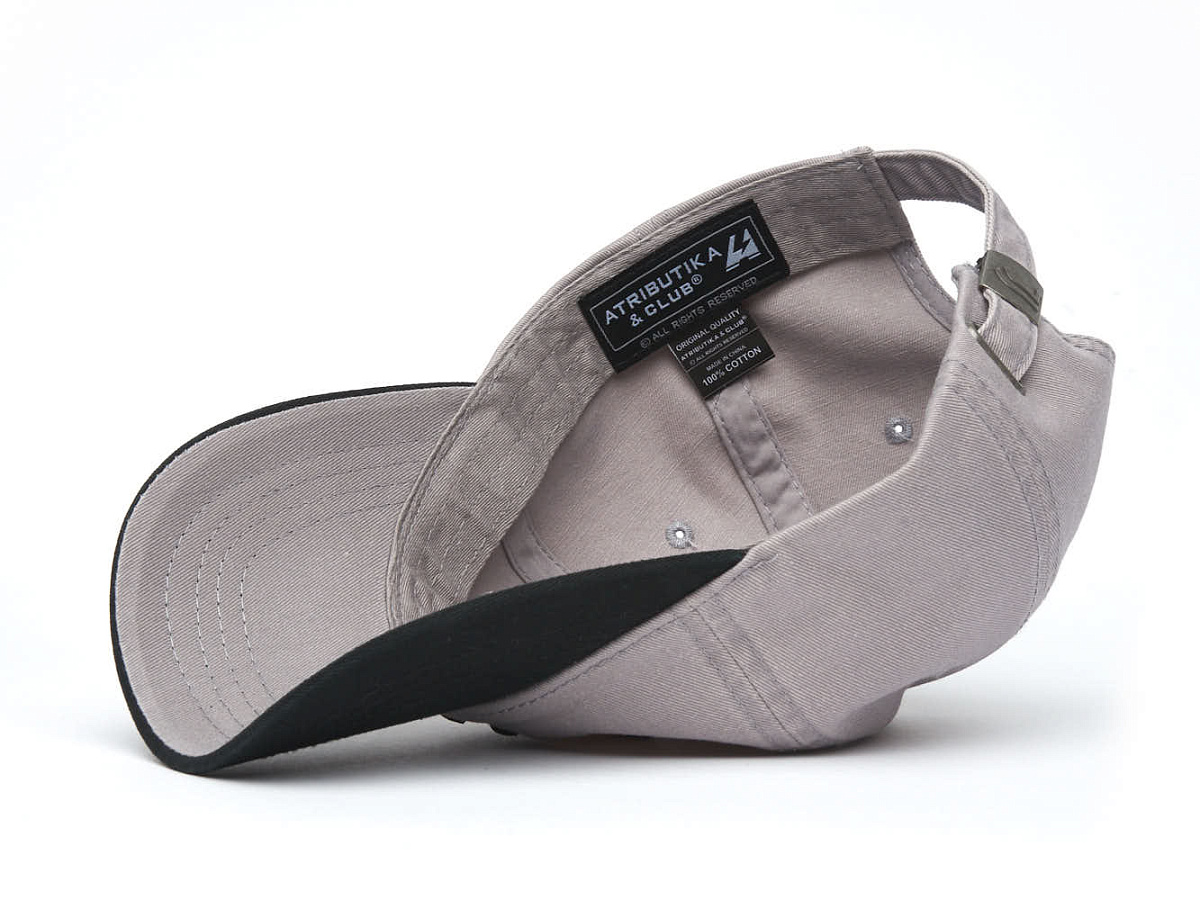 Бейсболка Ювентус 37278 серо-черная