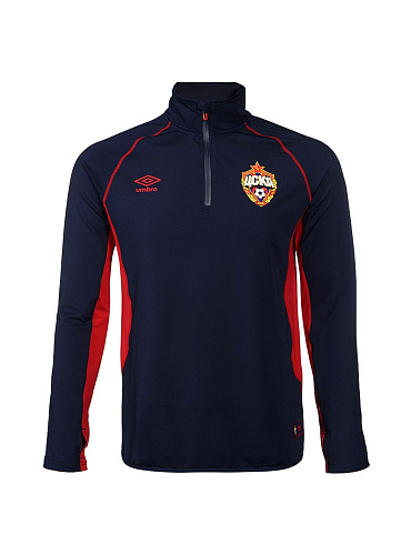 Топ тренировочный детский ЦСКА на молнии UMBRO т./синий  360118