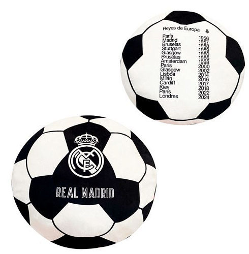 Подушка Реал Мадрид в форме мяча REYES DE EUROPA 40 CM
