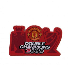 Значок Манчестер Юнайтед Badge Double Champions