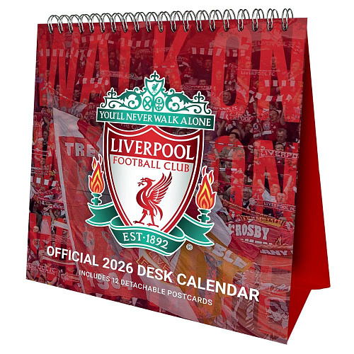 Календарь Ливерпуль настольный Desktop Calendar 2026