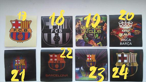 Наклейка Барселона в ассортименте