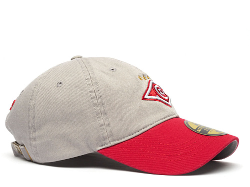 Бейсболка Спартак 120370 серая