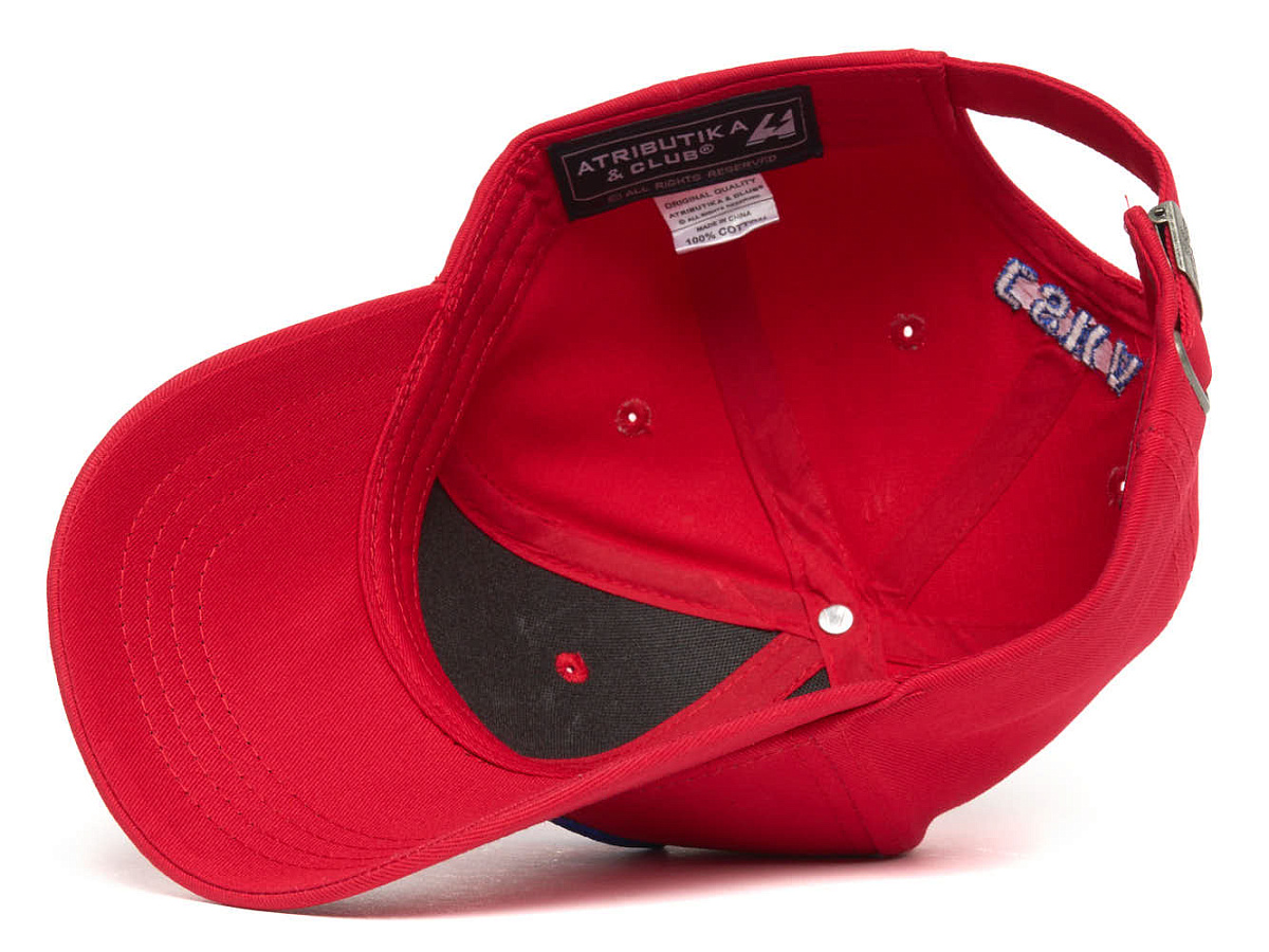 Бейсболка ХК ЦСКА 13084 красная