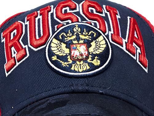Бейсболка Россия 101543 сине-красная