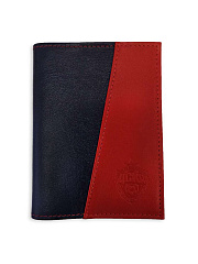 Обложка для автодокументов и паспорта ЦСКА, красный/синий